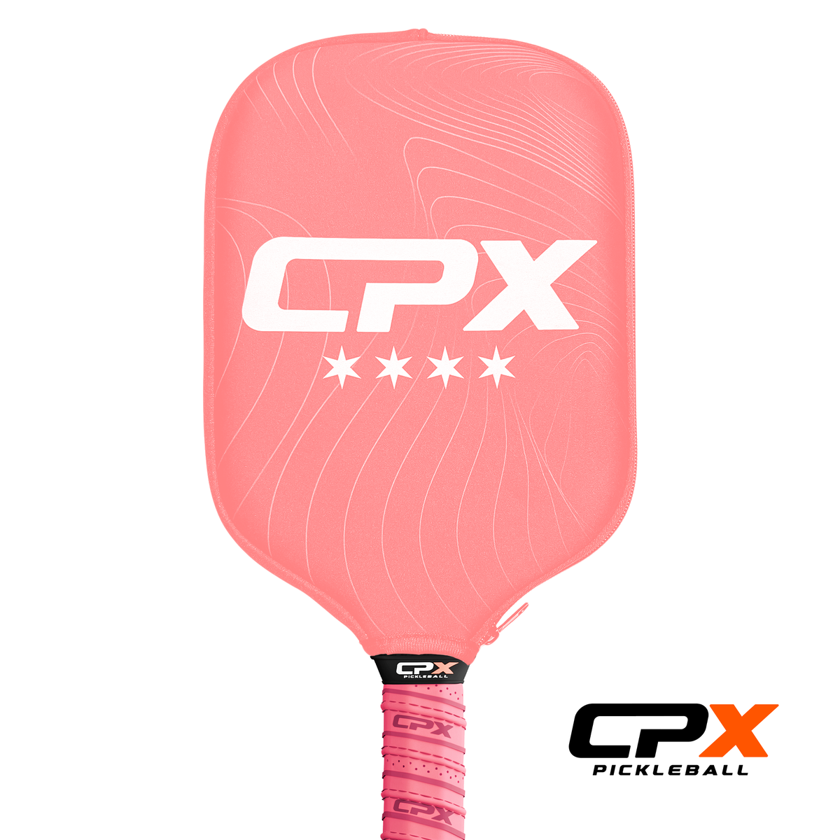 Pickleball Paddle Cover Pink Aura Cover option