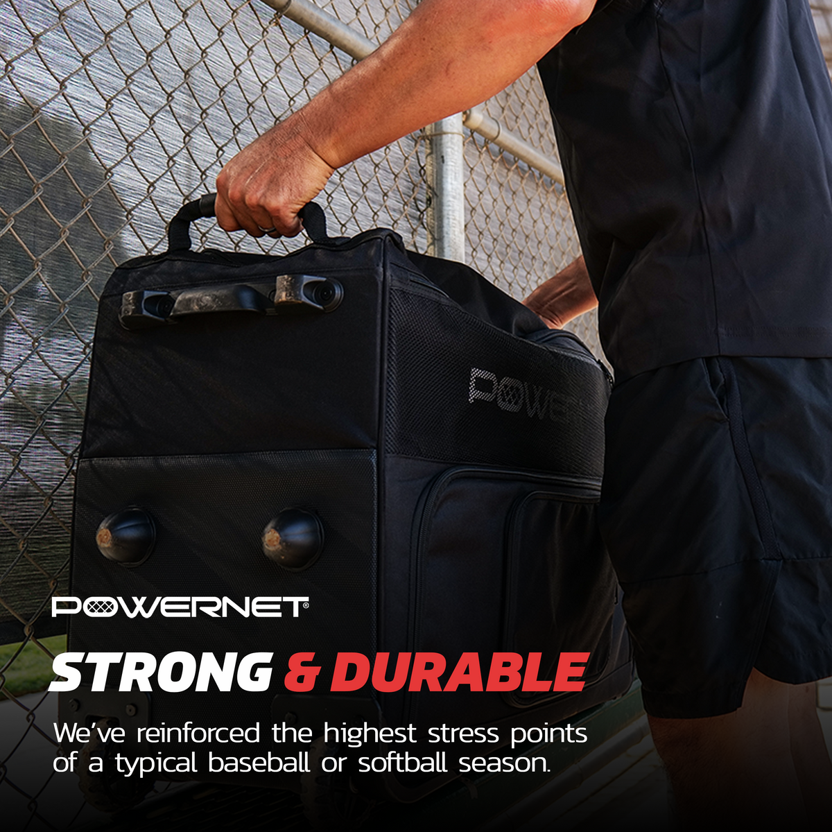 Rolling Baseball Coach Bag source view 7