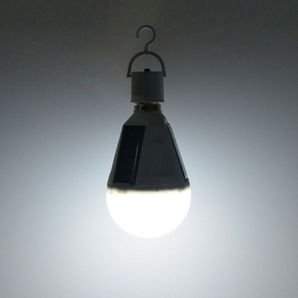 Solar Rechargeable LED Light Bulb source view 8