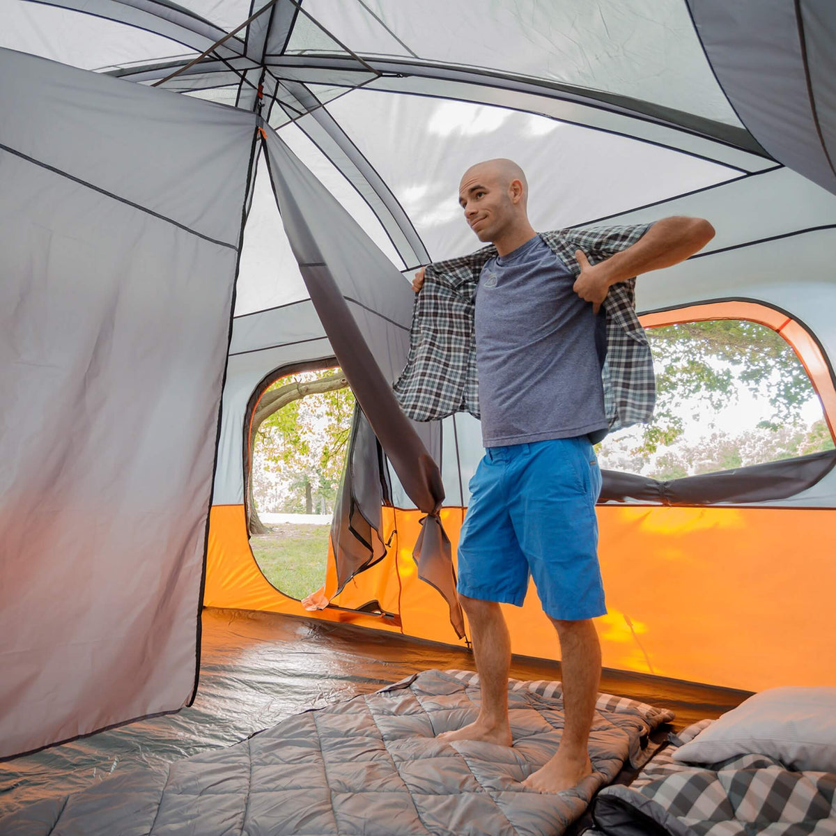 10-Person Straight-Wall Cabin Tent source view 8