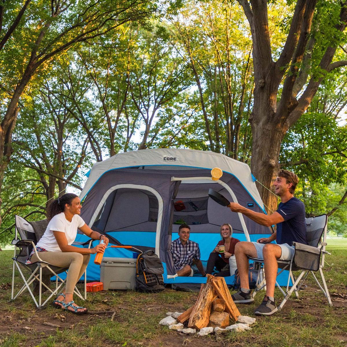 Lighted Instant Cabin Tent source view 10