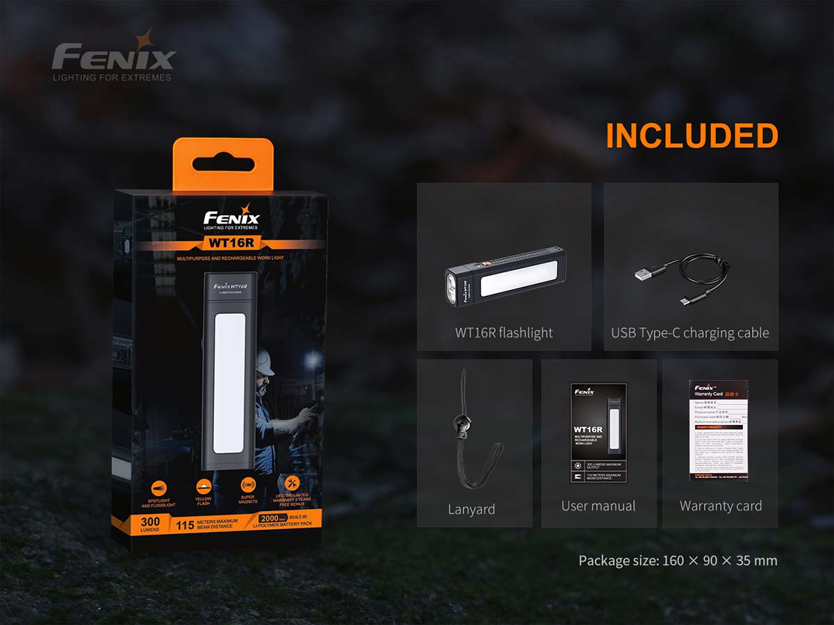 Rechargeable Magnetic Work Flashlight source view 13