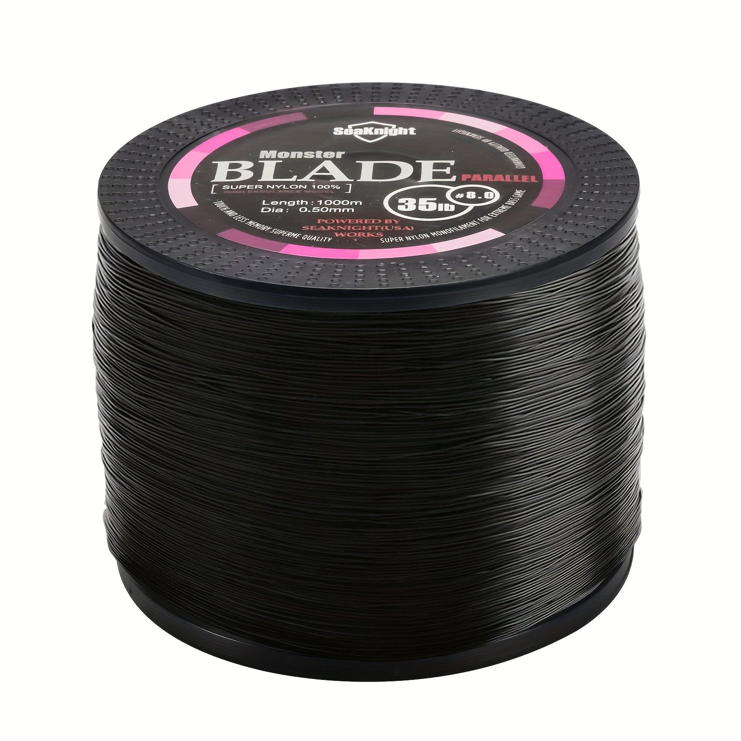 Monofilament Fishing Line 1000M / 1093Yds – Nylon Mono Line for Freshwater & Saltwater, 2-35LB, Black & White