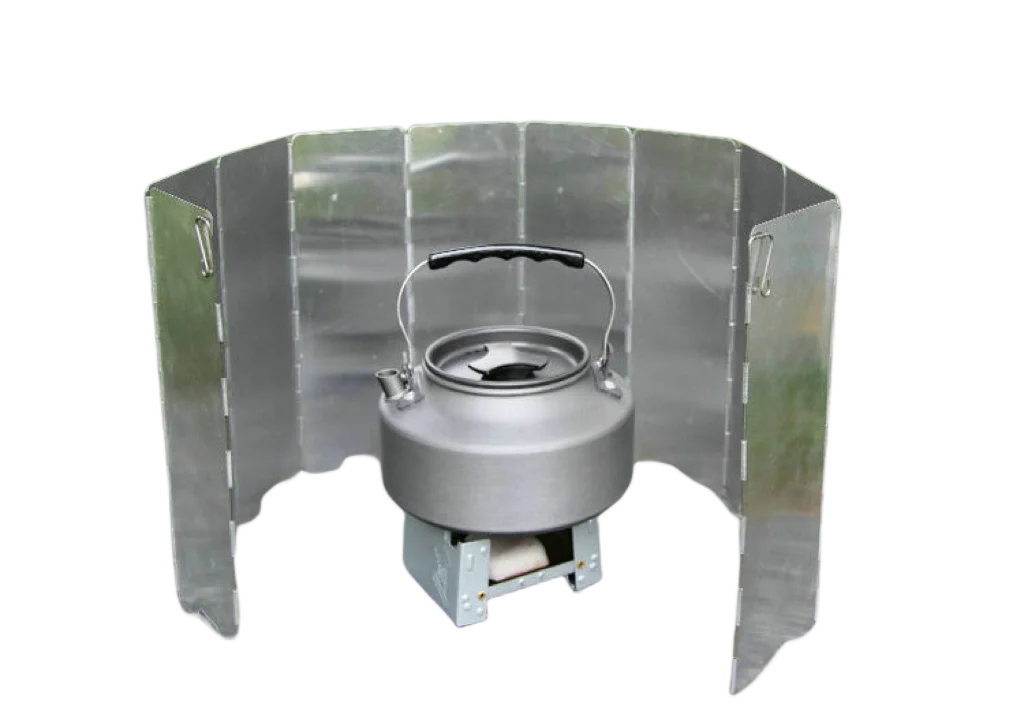Camping Stove Windscreen – Foldable Aluminum Wind Shield