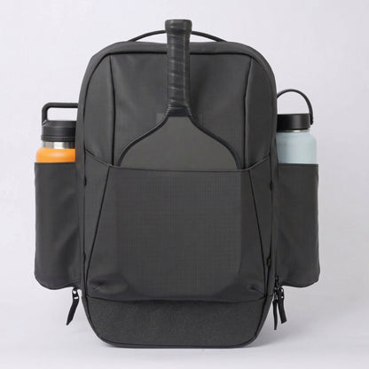 Pickleball Backpack Black (Gray Interior) - Backorder: Ships October option