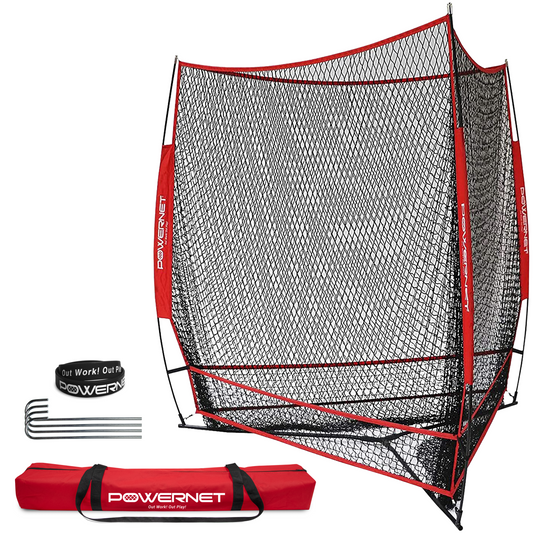 Baseball Training Net Red option