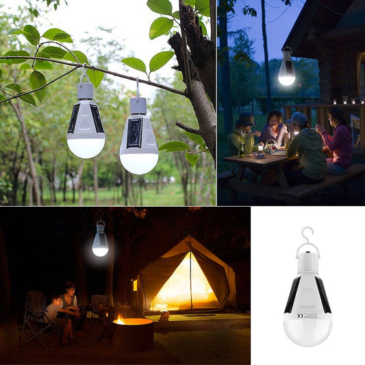 Solar Rechargeable LED Light Bulb source view 1