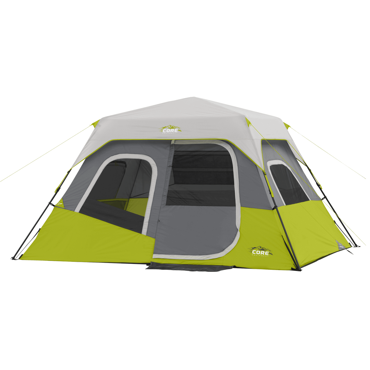 6-Person Instant Cabin Tent Dark Gray/Green option