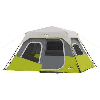6-Person Instant Cabin Tent Dark Gray/Green option