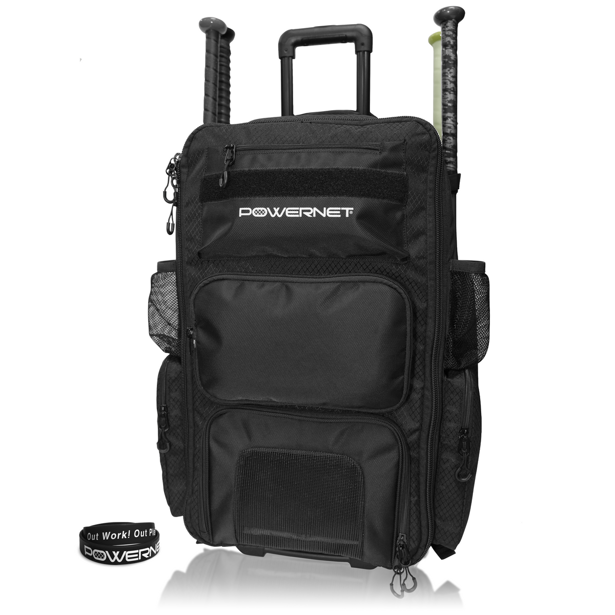 Rolling Baseball Softball Bag source view 1