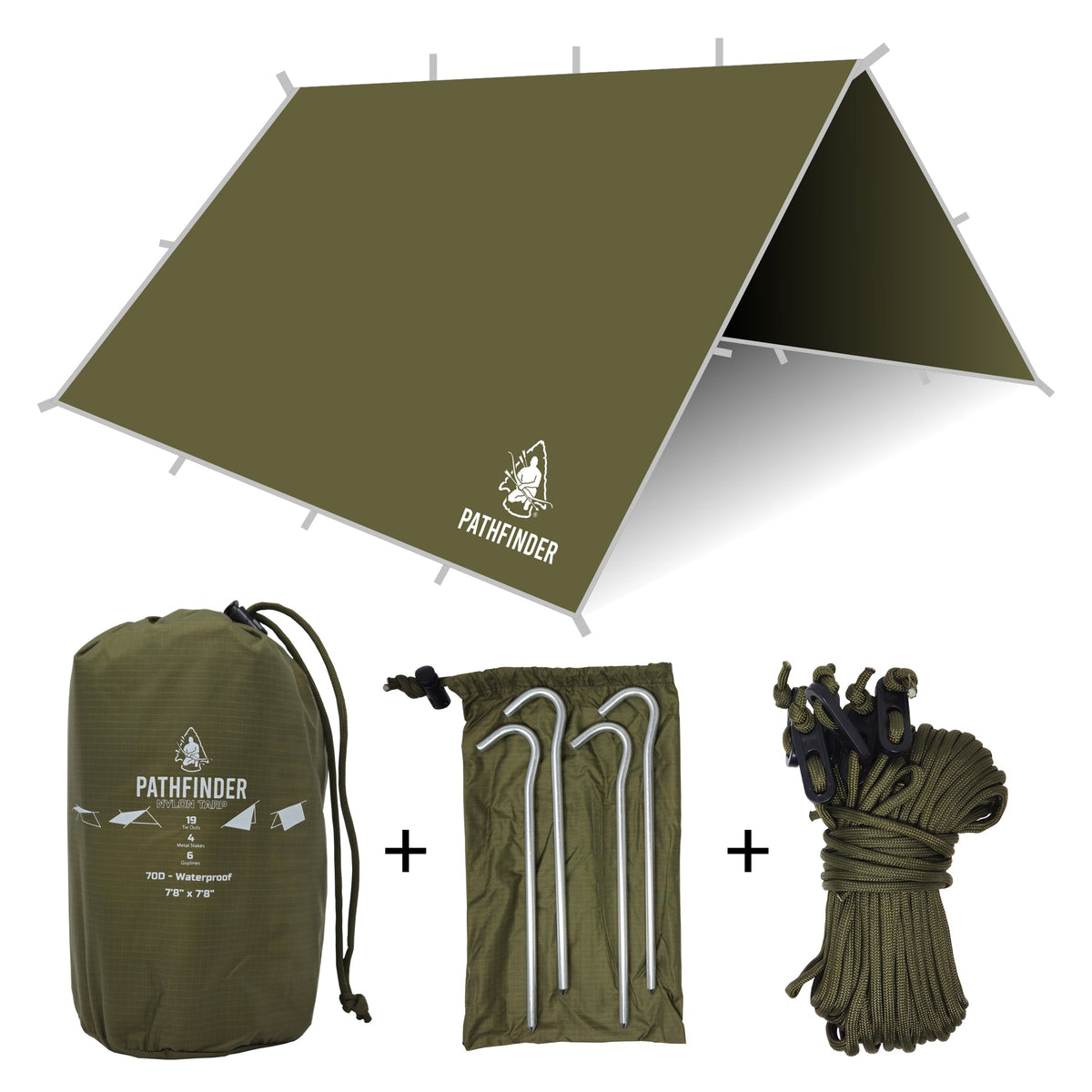 Camping Tarp OD Green option