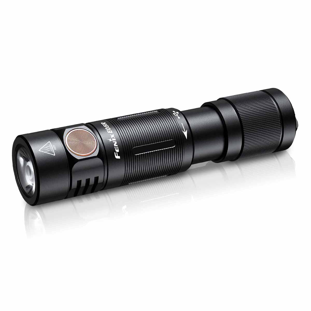 Rechargeable Keychain Flashlight Black option