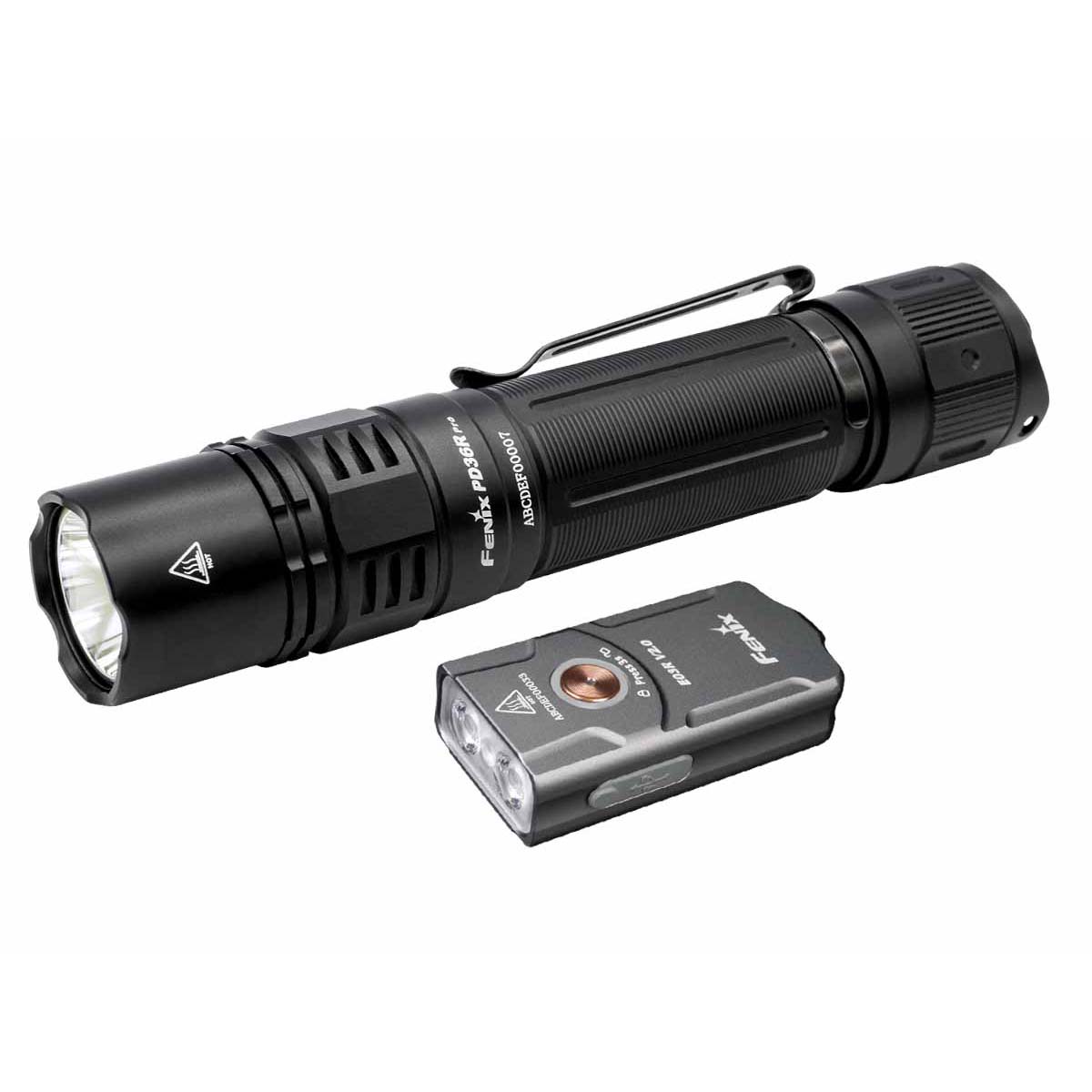 Rechargeable Handheld Flashlight Black with Gray E03R V2.0 option