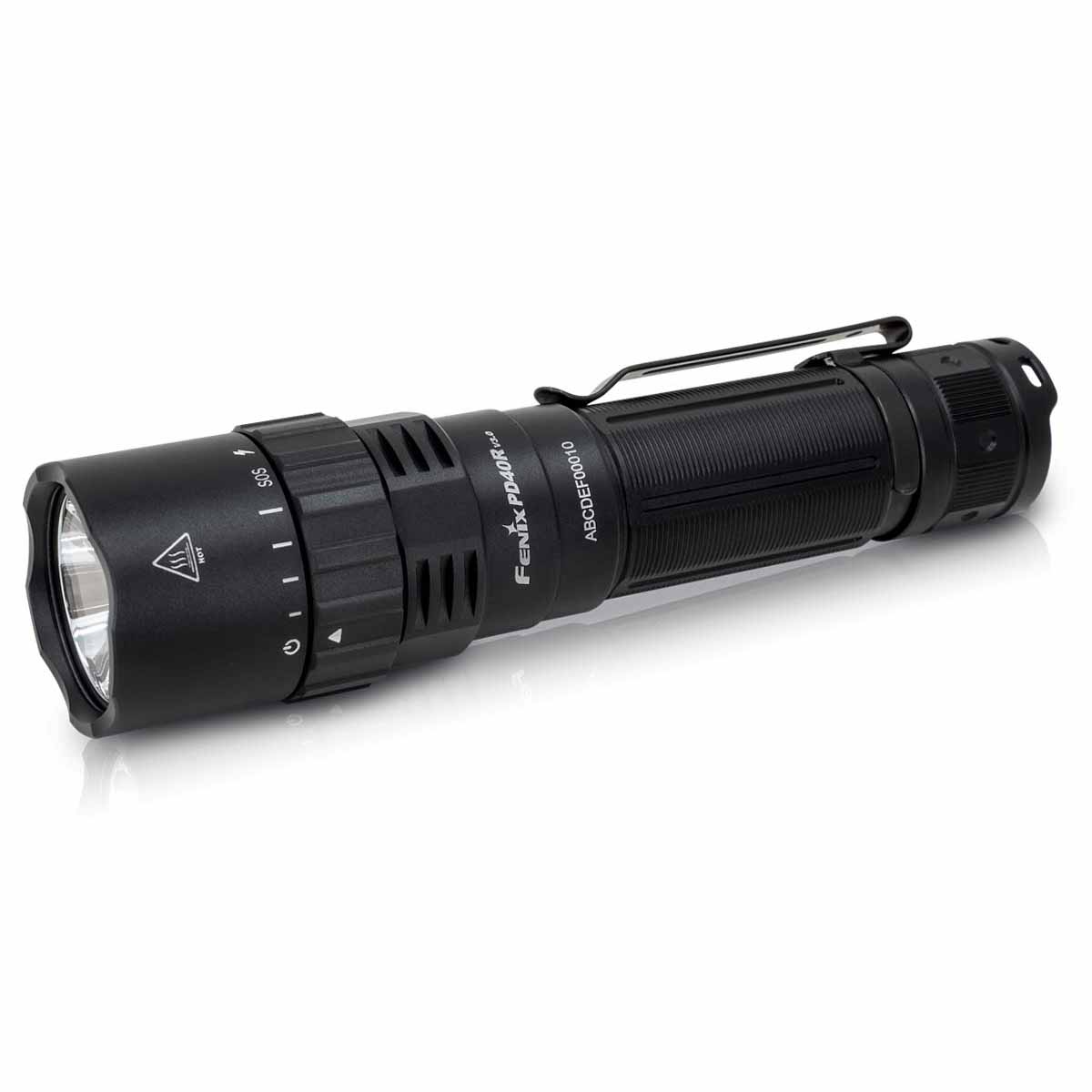 Rechargeable Rotary-Switch Flashlight source view 1