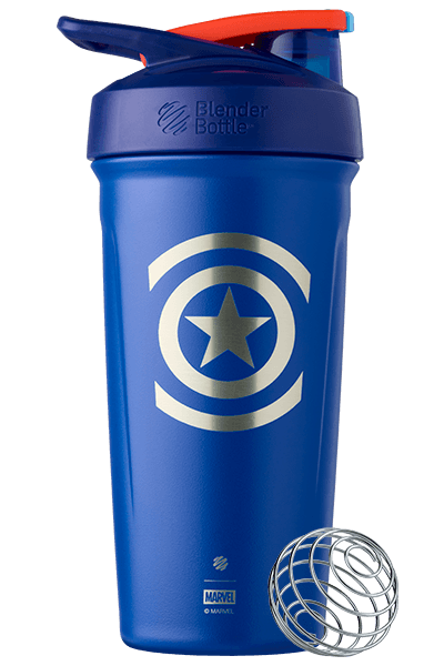 Insulated Shaker Bottle Captain America option