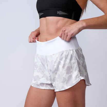 Women's Training Shorts Arctic Camo / 2 option