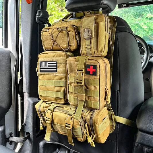 Vehicle Seat MOLLE Organizer source view 1