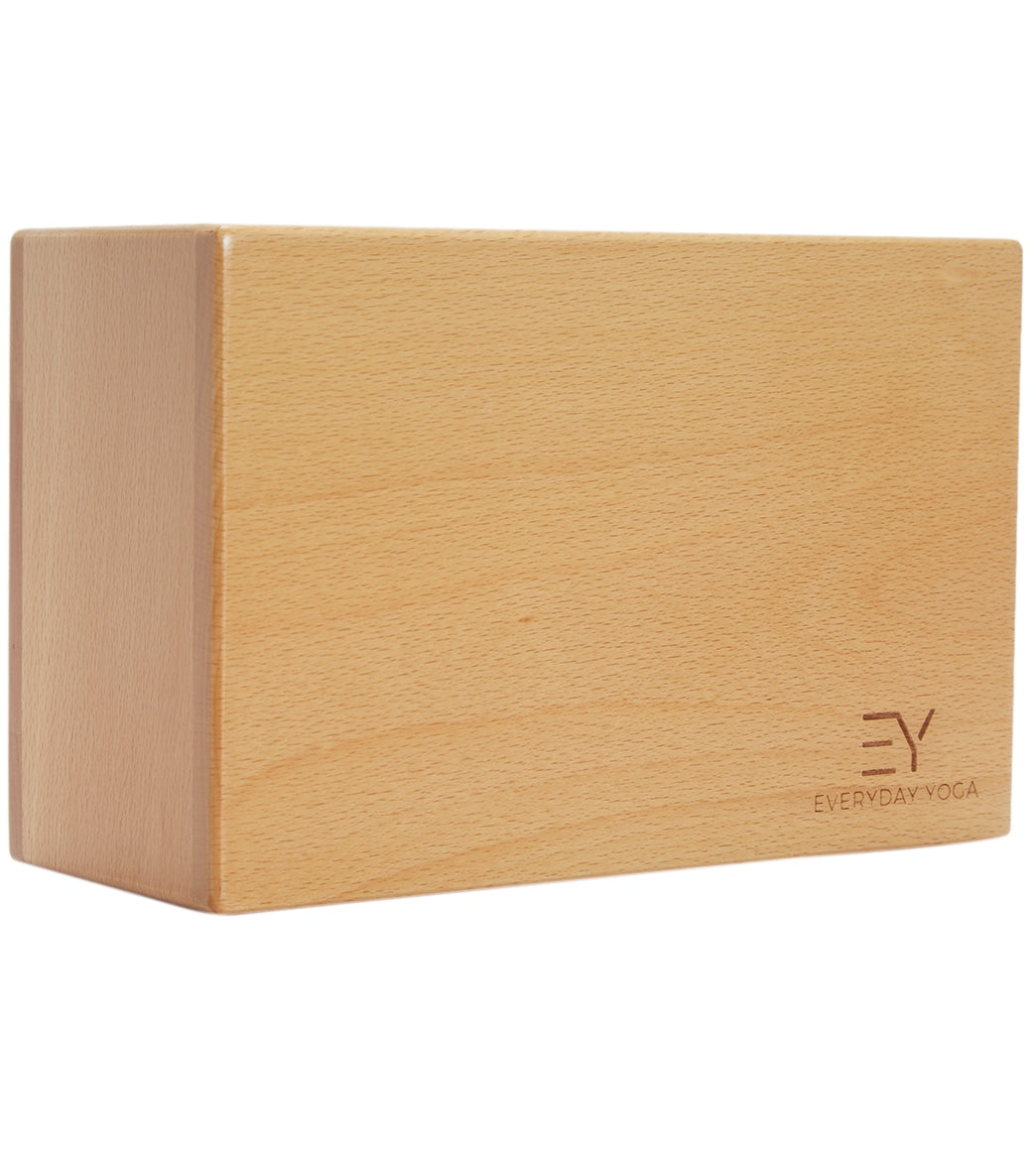 Wood Yoga Block Natural Wood option