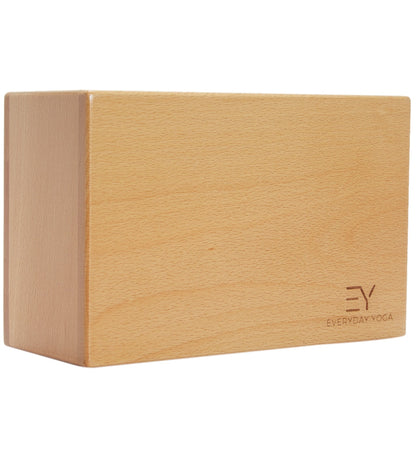 Wood Yoga Block Natural Wood option
