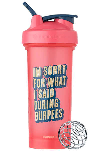 Protein Shaker Cup Burpees option