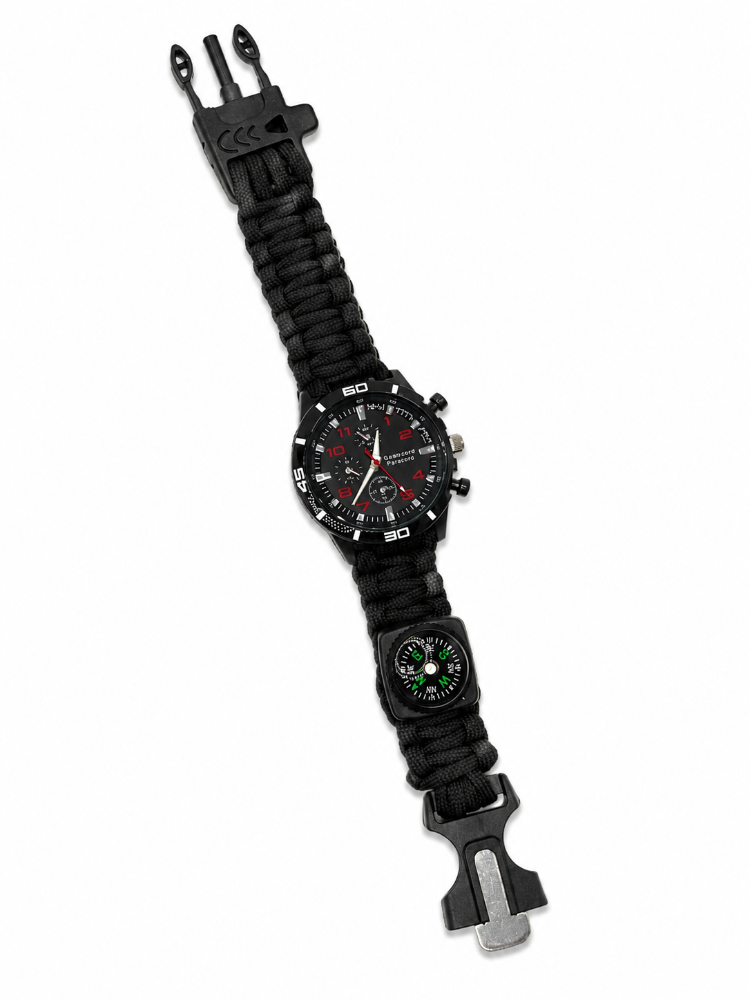 Paracord Outdoor Watch BLACK option