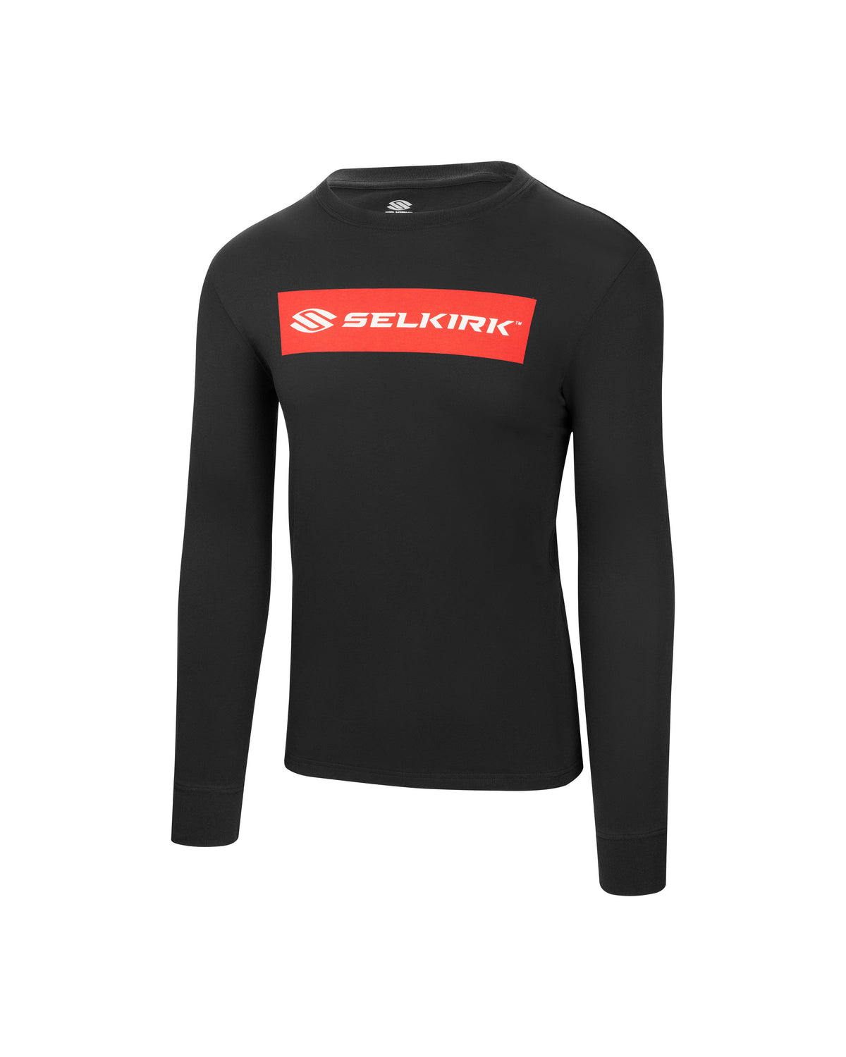 Cotton Long Sleeve Pickleball T-Shirt Black / XS option