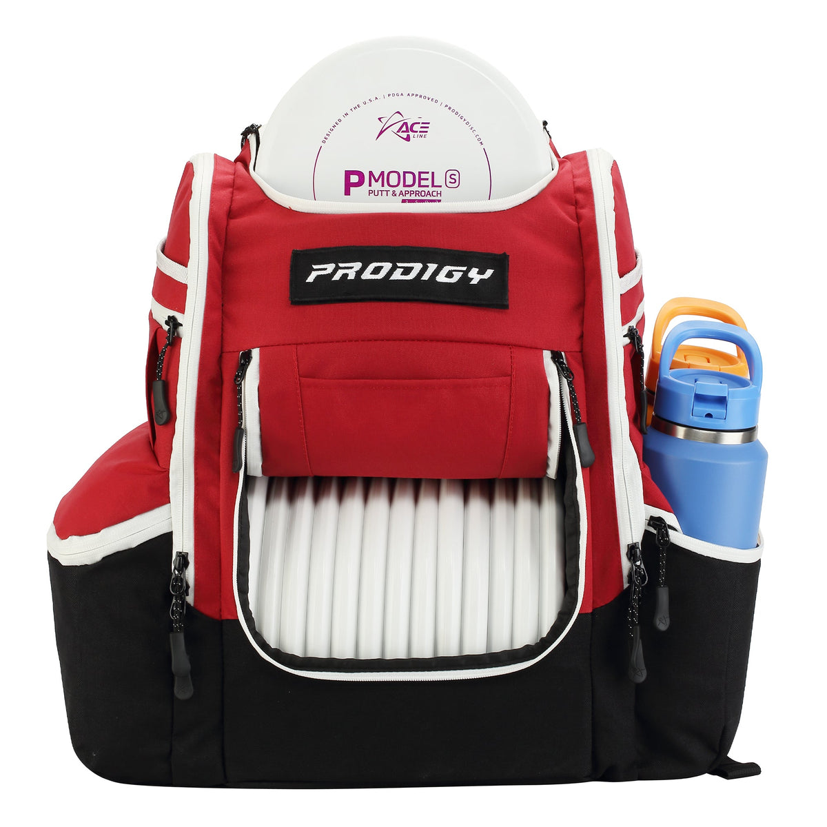 Disc Golf Bag Red / Black option