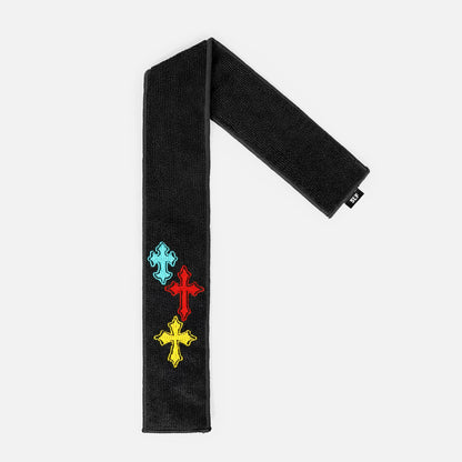 Thin Football Towel Black option