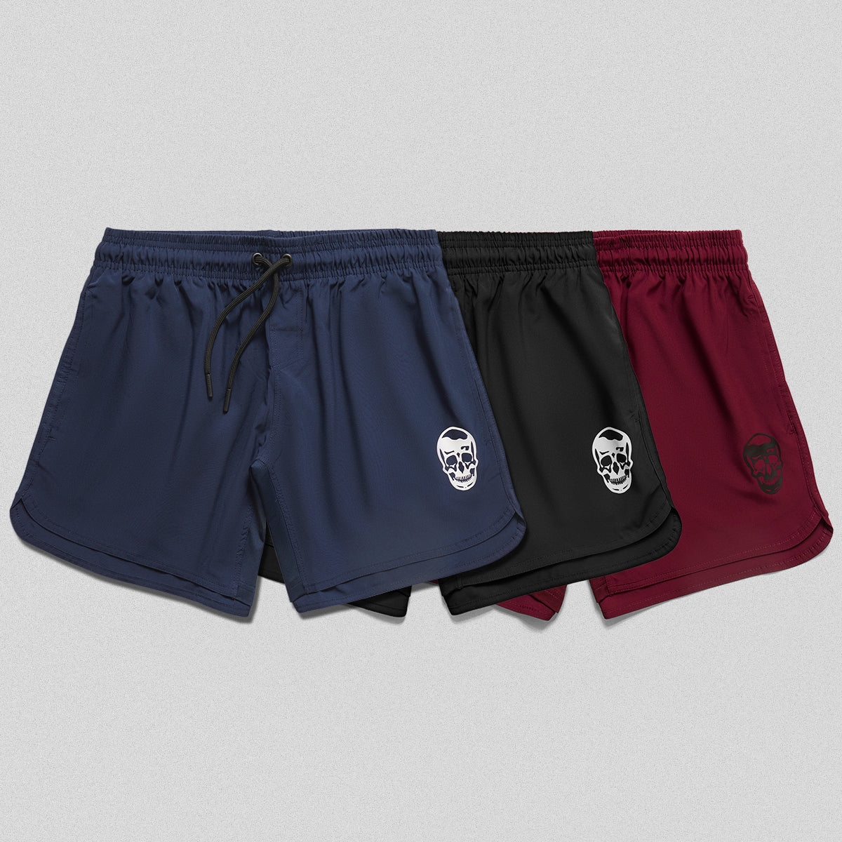 Training Shorts 3-Pack Black/Burgundy/Navy / XS option