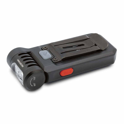 Rechargeable Clip-On Flashlight Black option