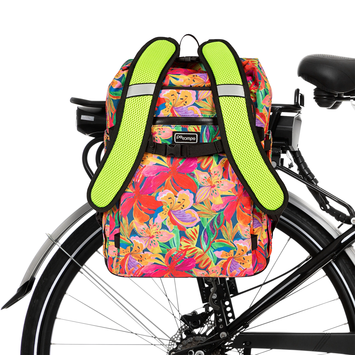 Convertible Bicycle Pannier Tropical Nights option