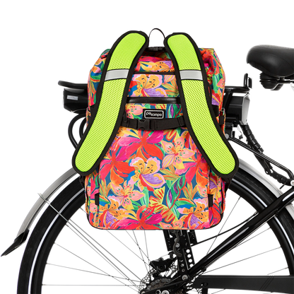 Convertible Bicycle Pannier Tropical Nights option