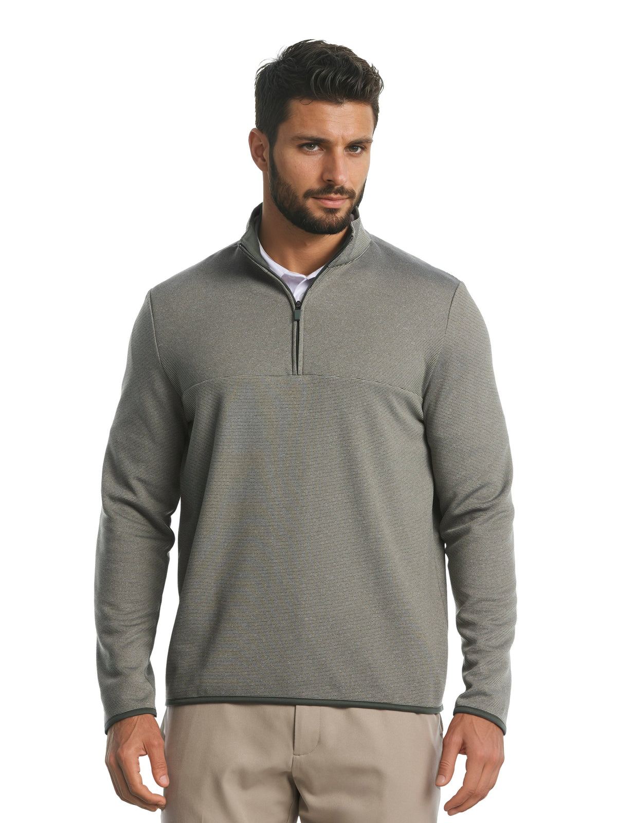 Men's Golf Pullover Deep Forest Heather / S option
