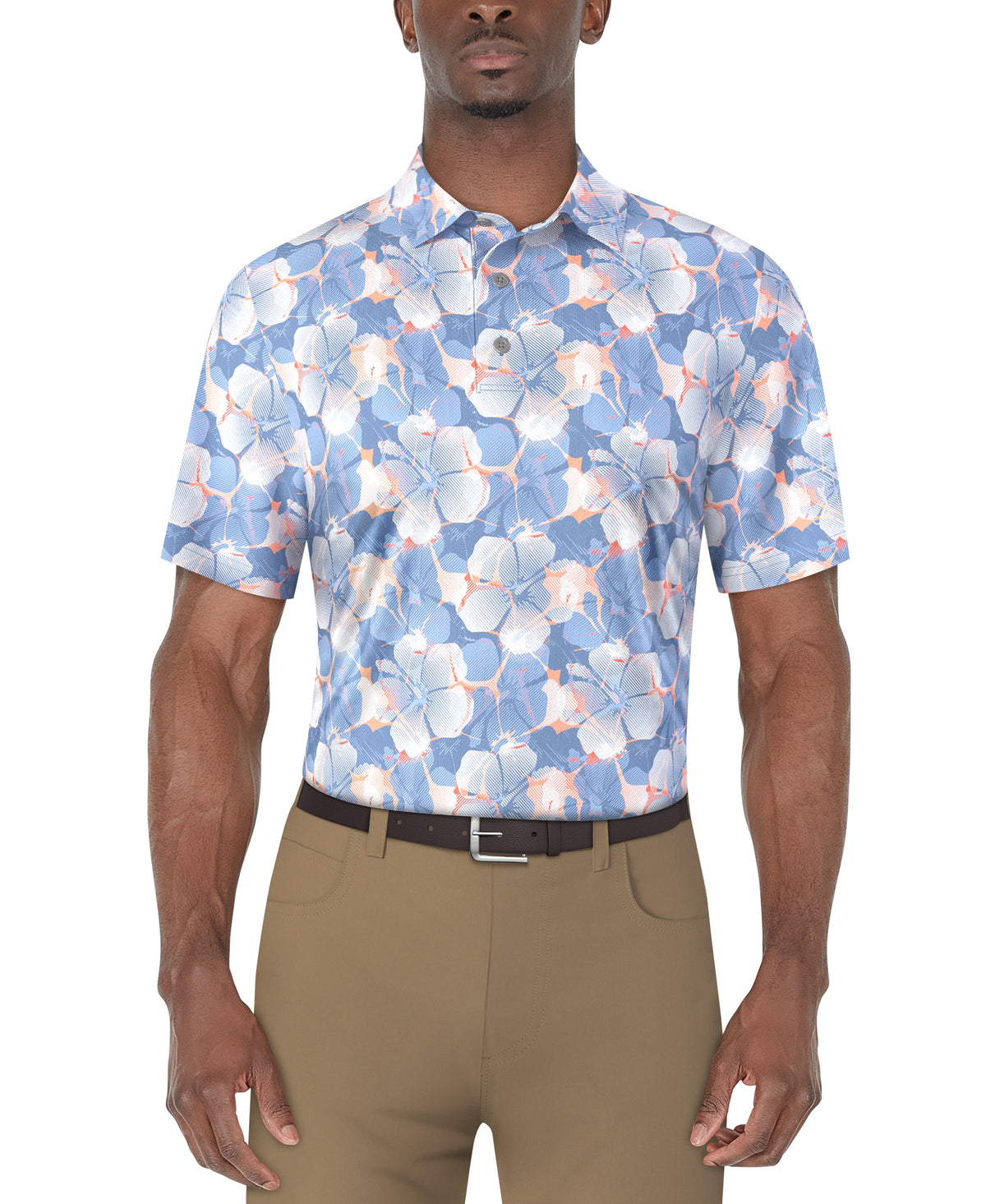 Men's Big-and-Tall Golf Polo Blissful Blue / 1X option