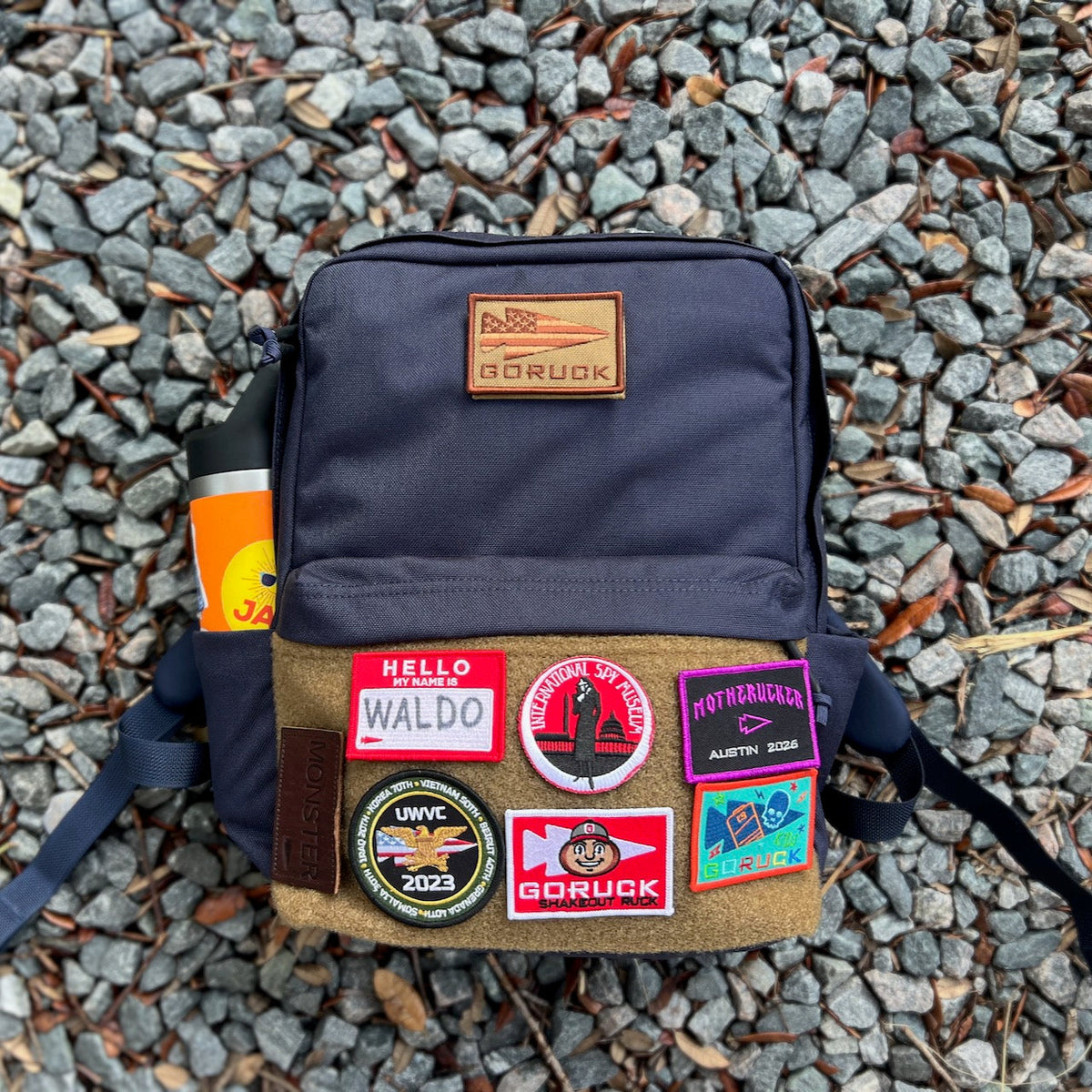 Kids' Mini Rucksack Navy + Coyote / 13L option