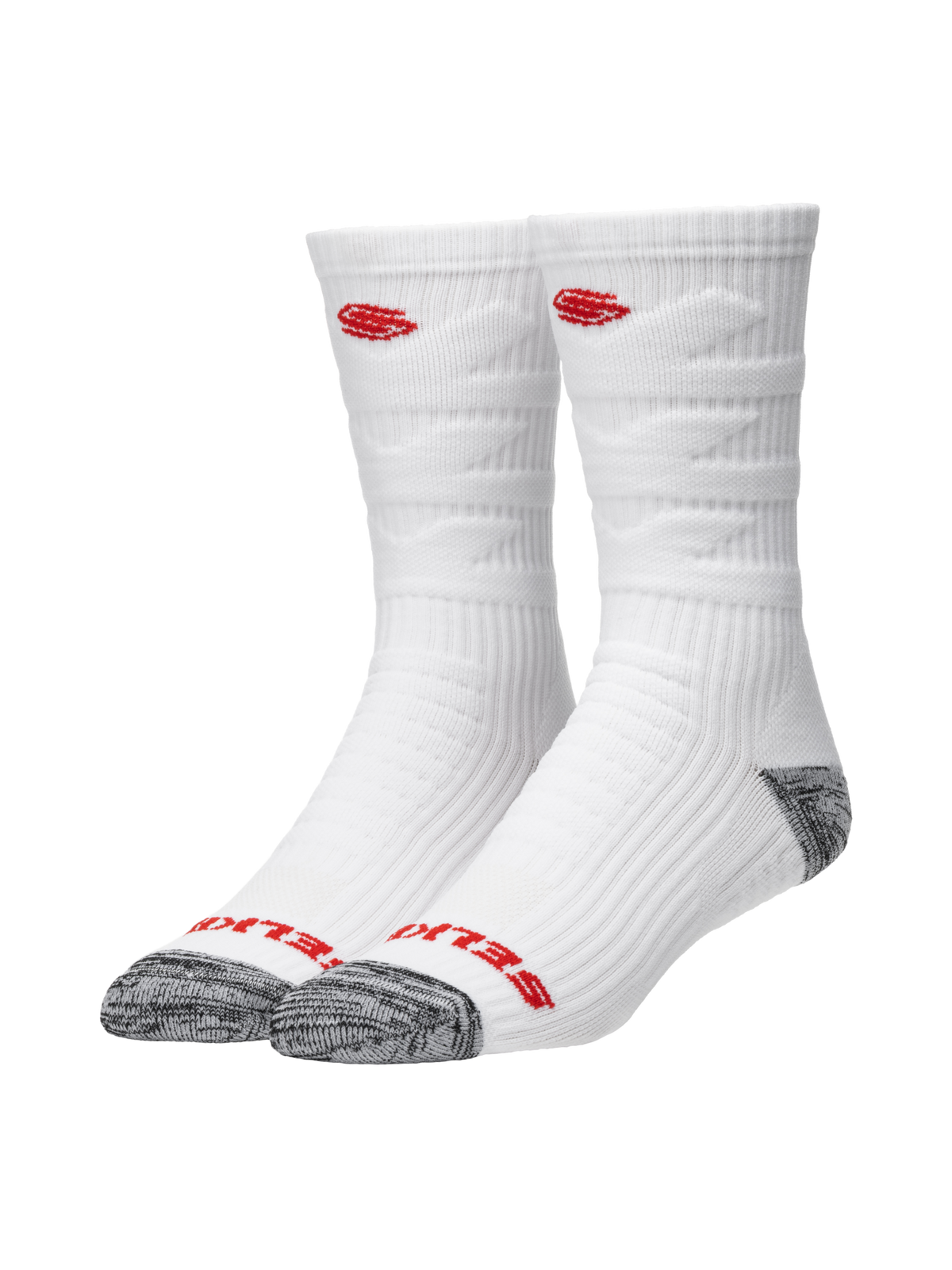 Pickleball Socks Single Pair / Chalk/Red / M option