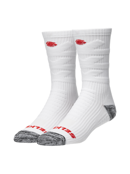 Pickleball Socks Single Pair / Chalk/Red / M option