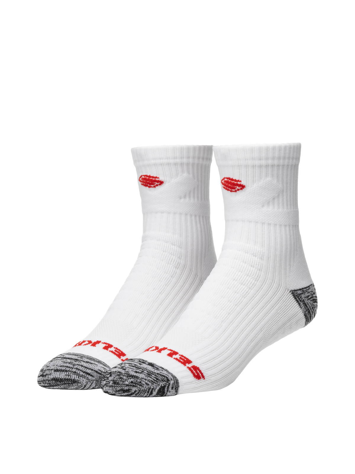 Pickleball Socks Single Pair / Chalk/Red / M option