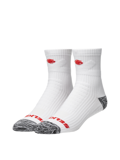 Pickleball Socks Single Pair / Chalk/Red / M option