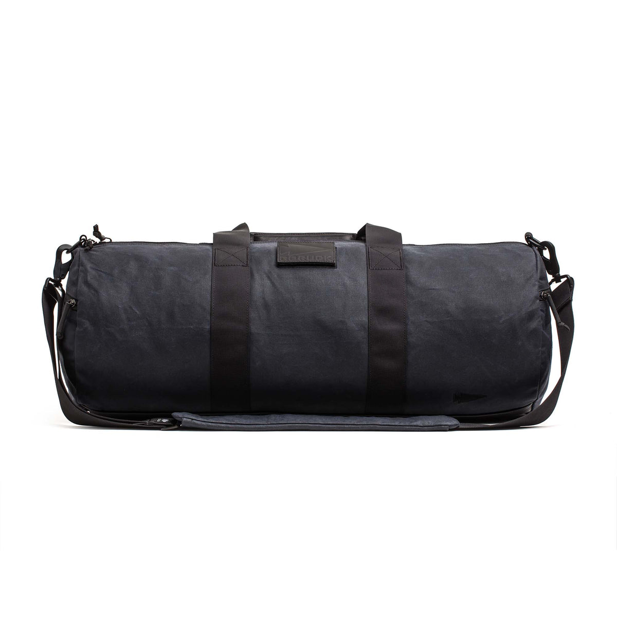 Waxed Canvas Gym Duffel Bag Black option