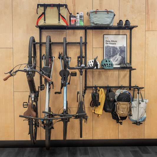 Adjustable Bicycle Wall Storage System source view 1