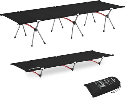 Camping Cot Standard Width – 65 cm (25.6 in) / Black option