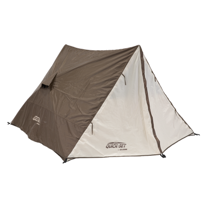 Pop-Up A-Frame Camping Tent Brown option