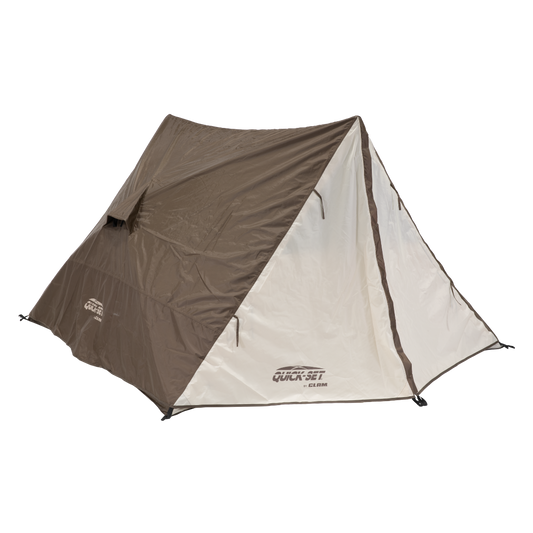 Pop-Up A-Frame Camping Tent Brown option