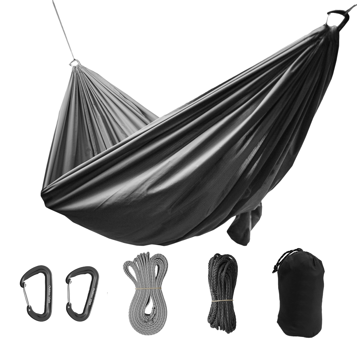 Camping Hammock Double Hammock (11 Feet) / Charcoal option