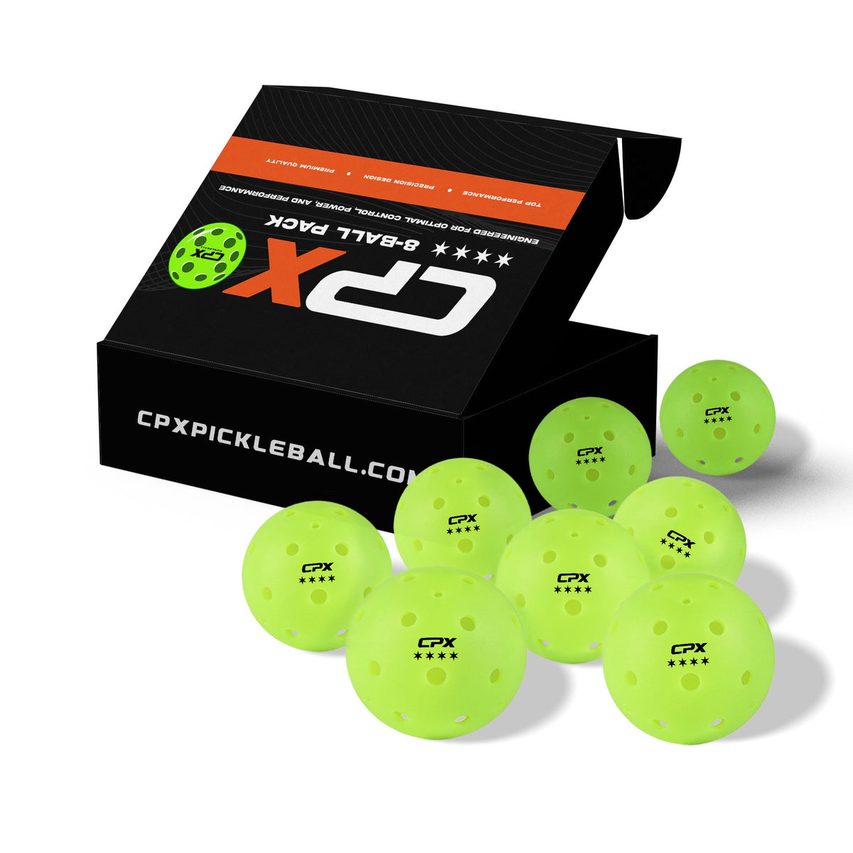 Outdoor Pickleball Ball Pack Green / 8 Pack option