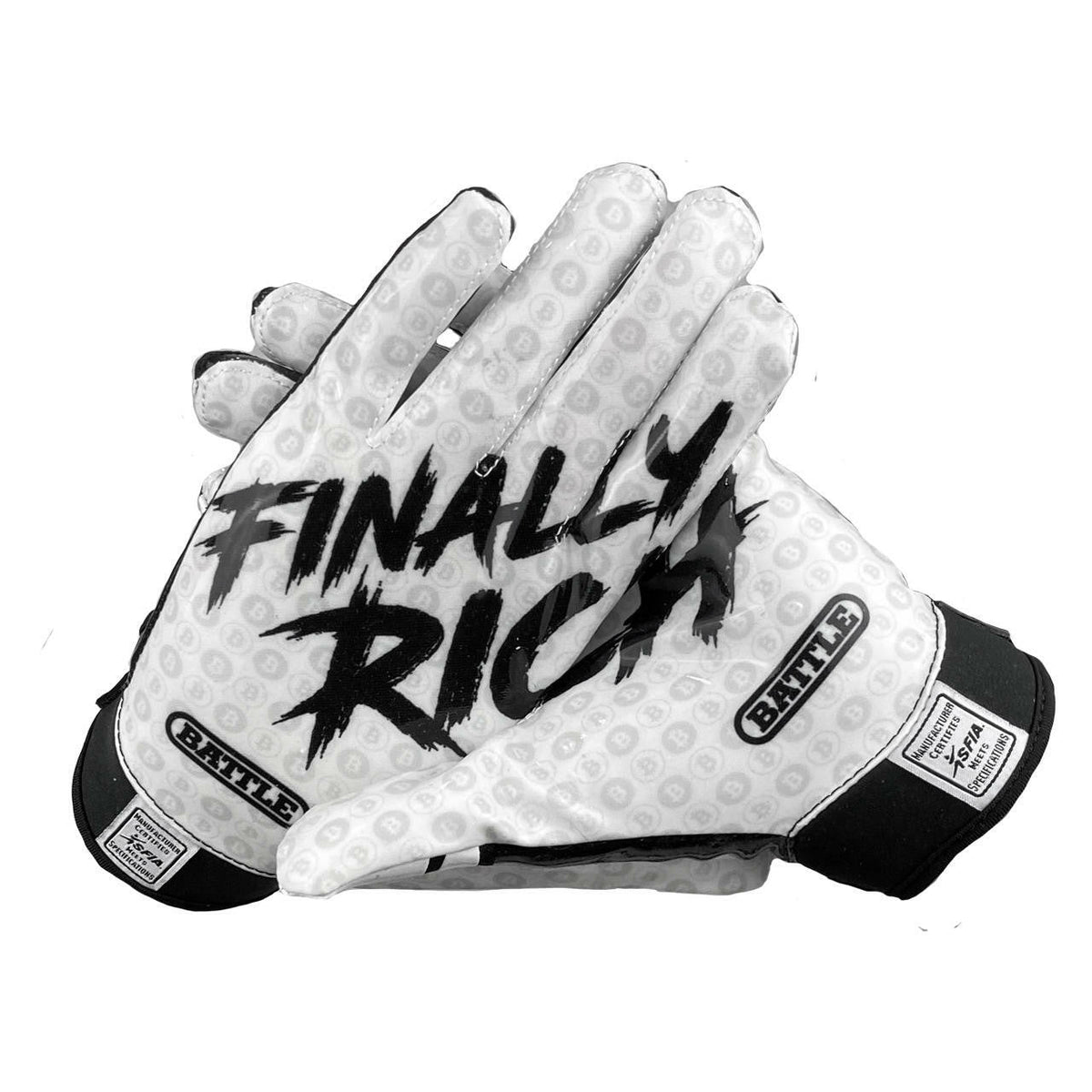 Football Gloves Black / Adult / S option