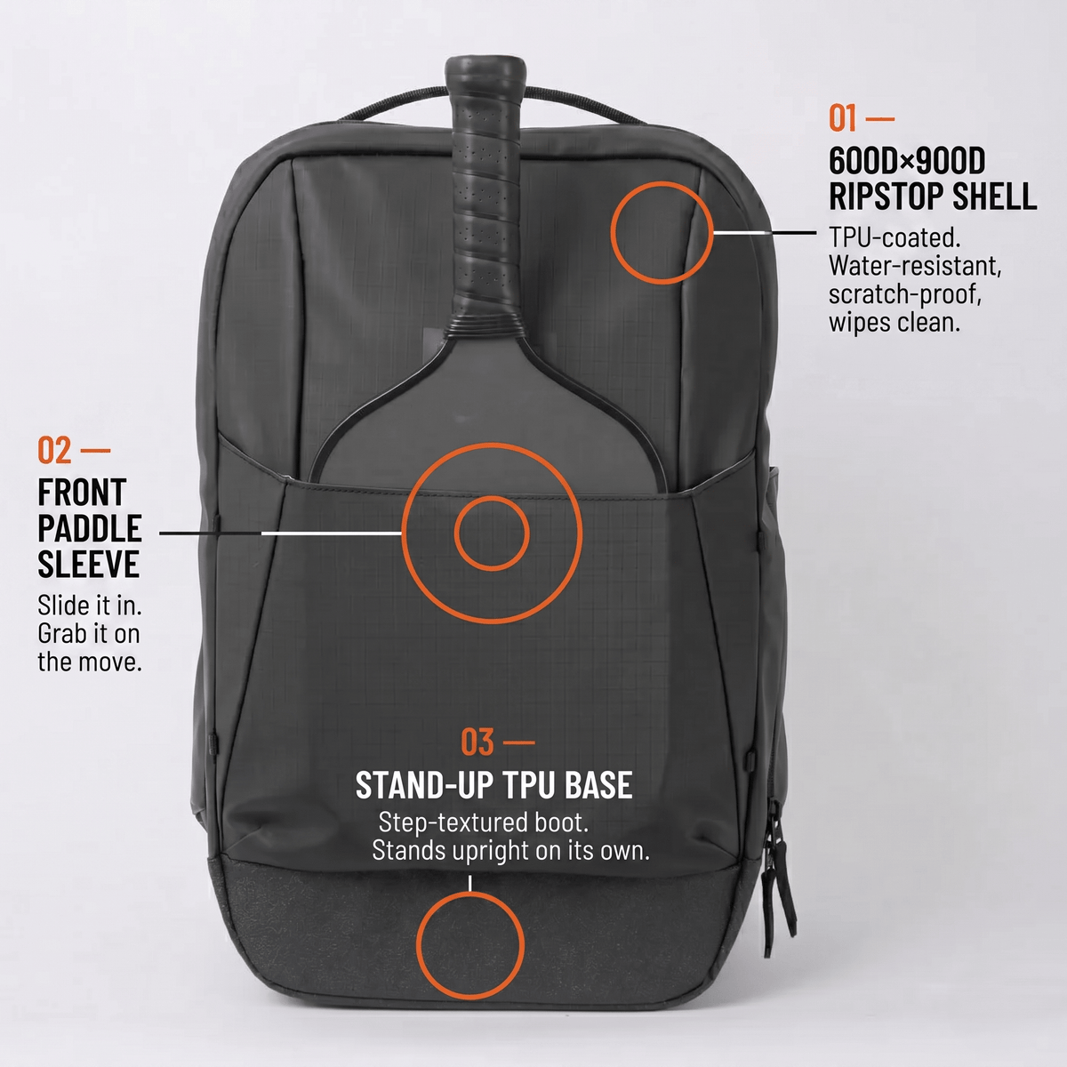 Pickleball Backpack source view 2