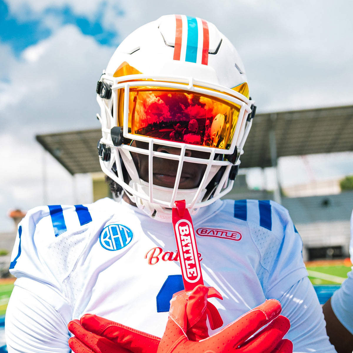 Football Helmet Visor source view 2