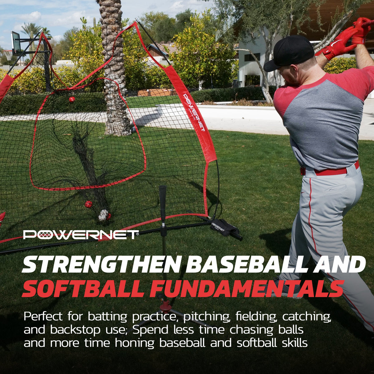 Baseball Softball Training Net source view 2